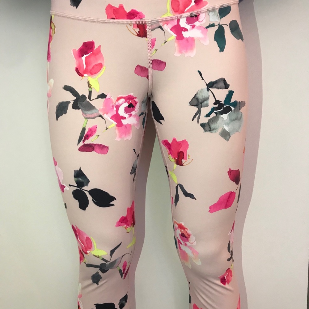 ATHLETA FLORAL LEGGINGS
